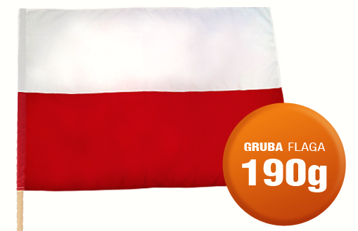 Fla­ga Pol­ski - zszywana, woven 190g/m2